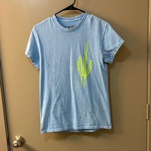 Blue Cactus Graphic Tee